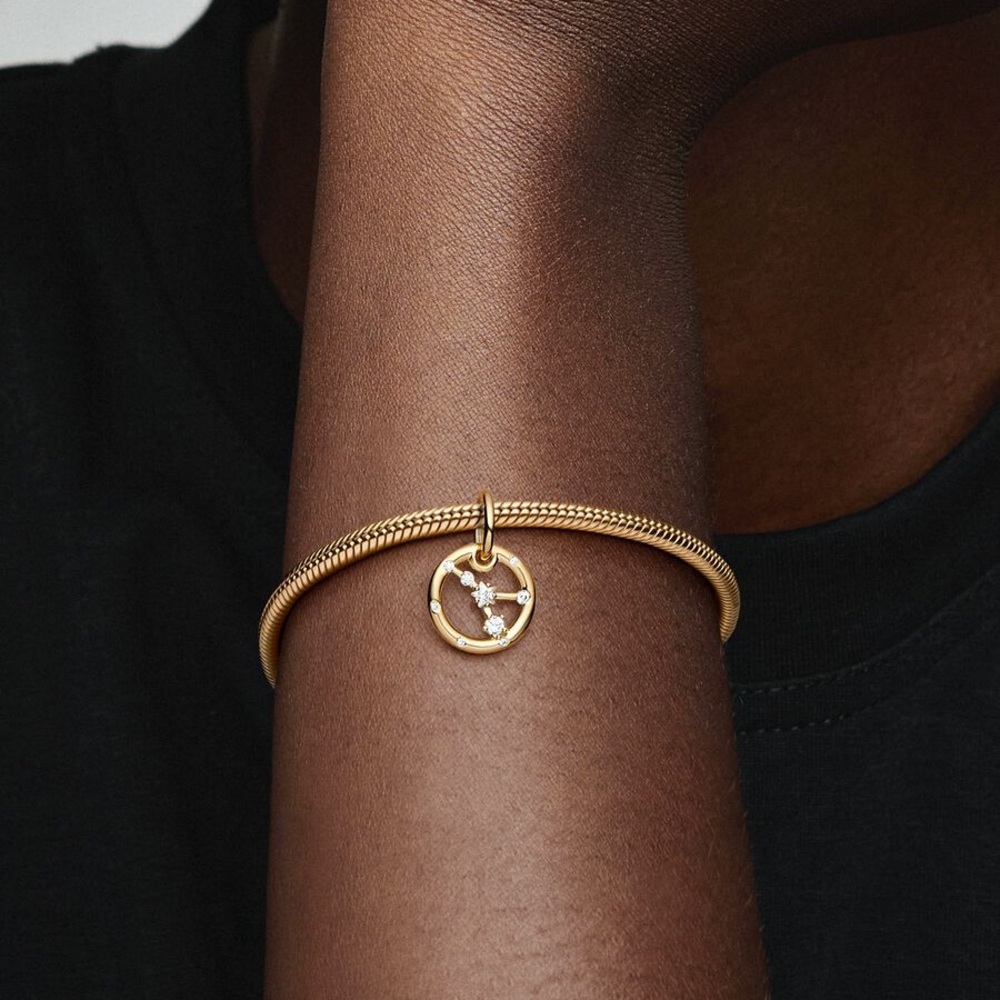 🐘🐘 14K Gold Plated Cancer Zodiac Charm - Picture 5 of 6